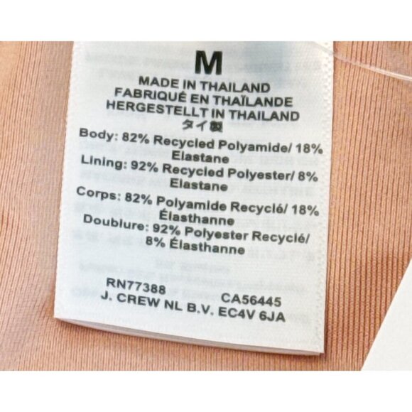 J. Crew Women's High Leg Bikini Bottom Pink Beach Swimwear Size M NWT - Picture 5 of 7